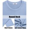 imageCOOFANDY Mens Shirt and Shorts Set 2 Piece Fashion Summer Tracksuits Cotton Oversized TShirts Cargo Shorts OutfitsLight Blue