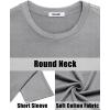 imageCOOFANDY Mens Shirt and Shorts Set 2 Piece Fashion Summer Tracksuits Cotton Oversized TShirts Cargo Shorts OutfitsLight Grey