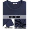 imageCOOFANDY Mens Shirt and Shorts Set 2 Piece Fashion Summer Tracksuits Cotton Oversized TShirts Cargo Shorts OutfitsNavy Blue