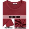 imageCOOFANDY Mens Shirt and Shorts Set 2 Piece Fashion Summer Tracksuits Cotton Oversized TShirts Cargo Shorts OutfitsRed