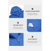 imageCOOFANDY Mens Workout Hooded Tank Tops 2 Pack Zip Up Sleeveless Gym Shirts Muscle Cut Off T Shirt Bodybuilding HoodiesBlue1pcs